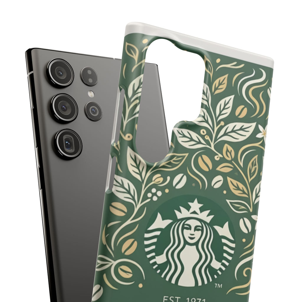 Starbucks Logo Phone Case | Green Coffee Shop iPhone Case