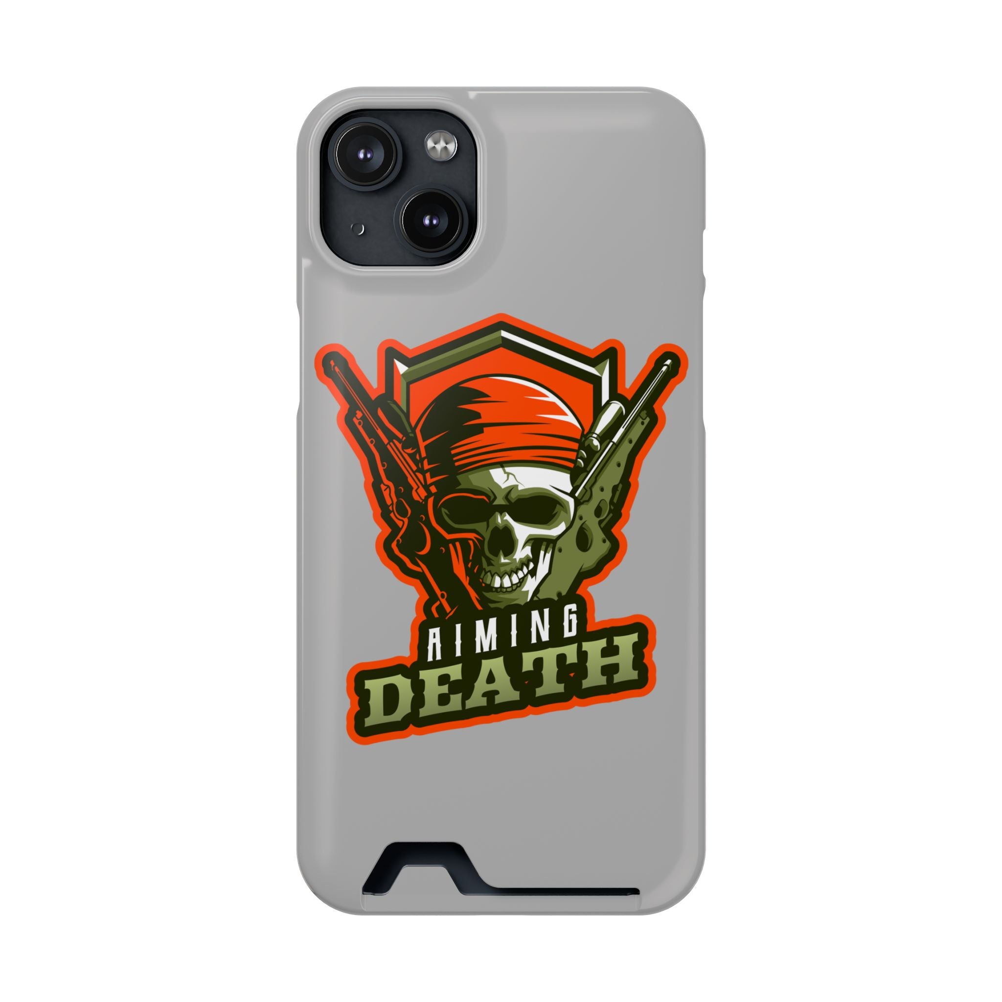 Skull with Bandana and Guns Phone Case