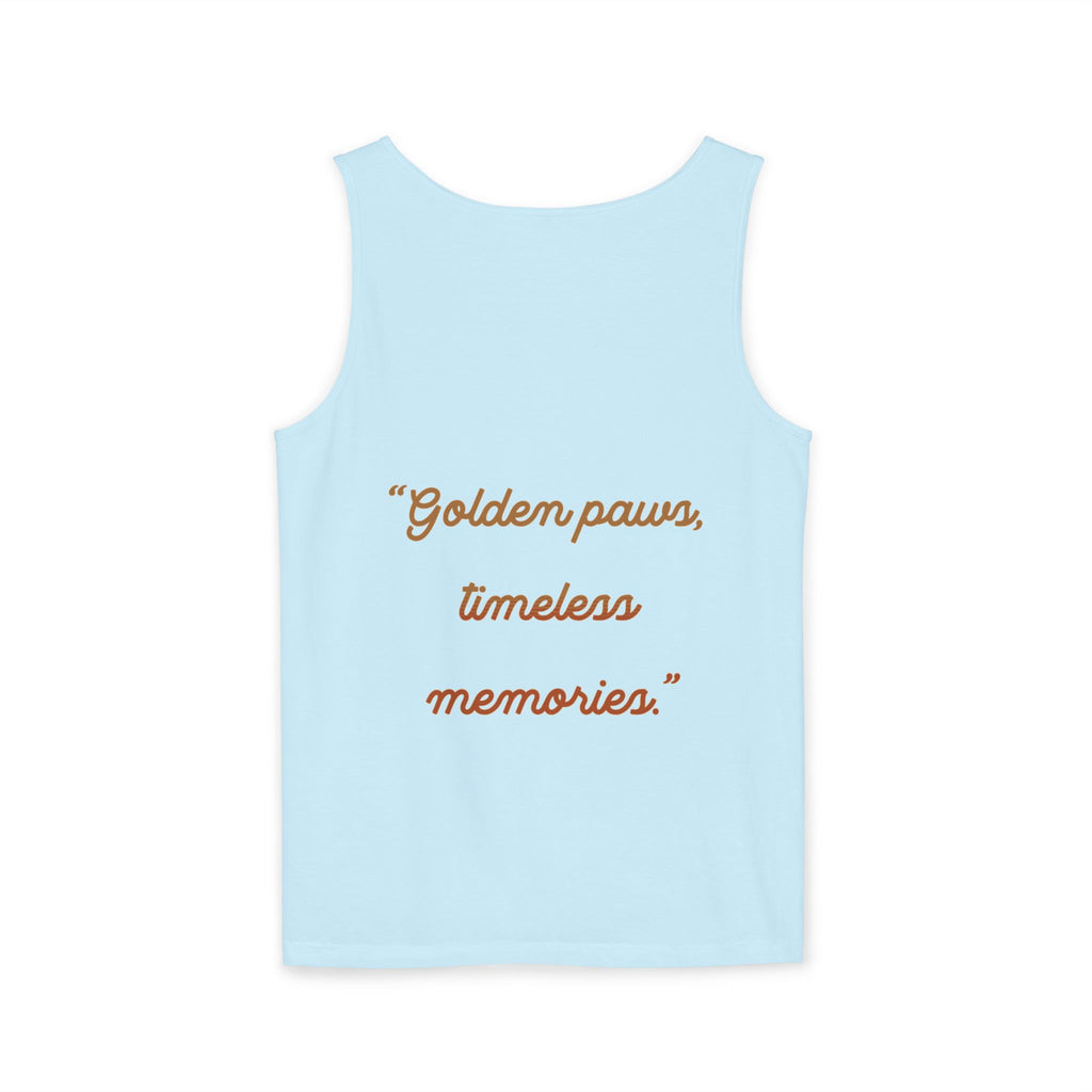 golden retriever watercolor shirt, golden retriever tank top, dog lover summer clothing, golden retriever dad shirt, dog lover clothing