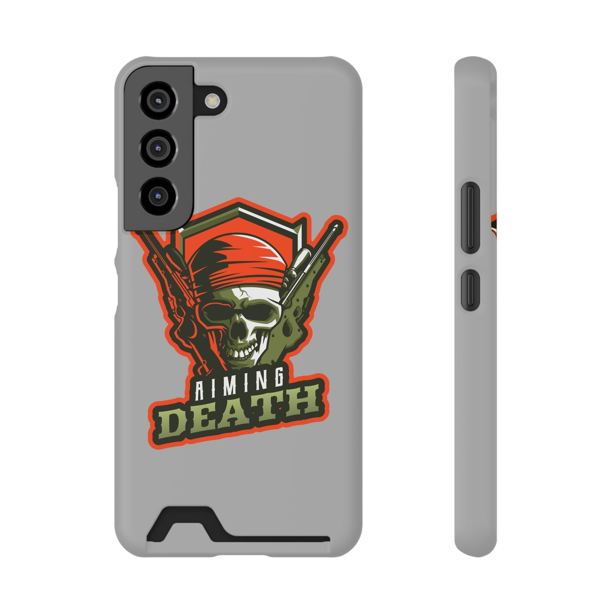 Skull with Bandana and Guns Phone Case