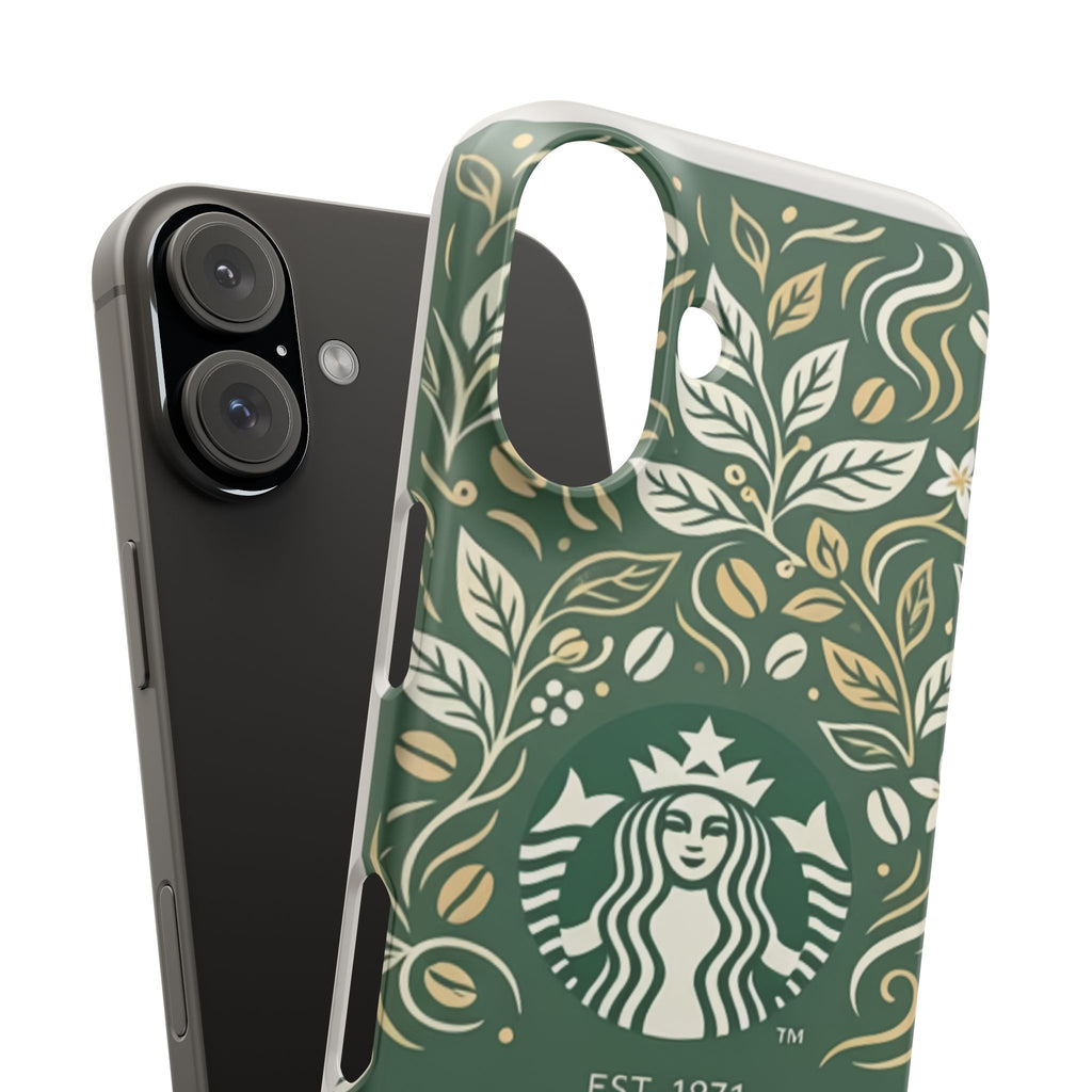 Starbucks Logo Phone Case | Green Coffee Shop iPhone Case