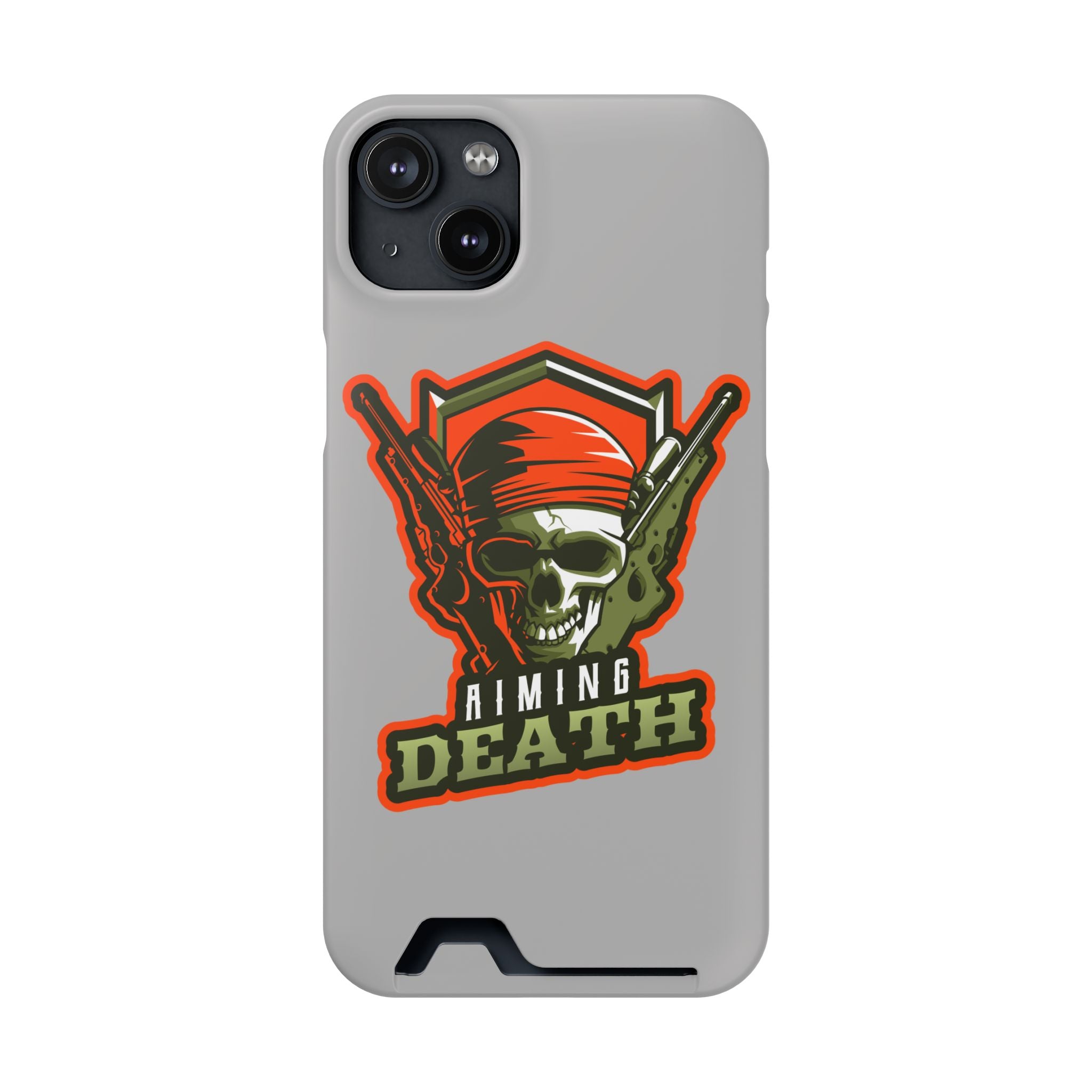 Skull with Bandana and Guns Phone Case