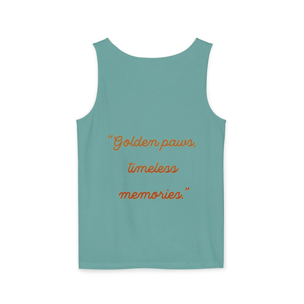 golden retriever watercolor shirt, golden retriever tank top, dog lover summer clothing, golden retriever dad shirt, dog lover clothing