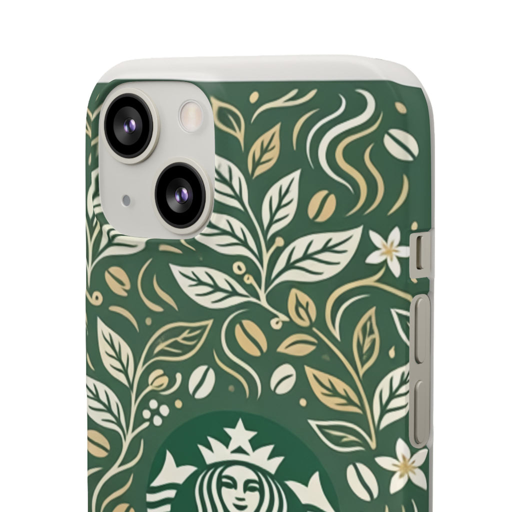 Starbucks Logo Phone Case | Green Coffee Shop iPhone Case