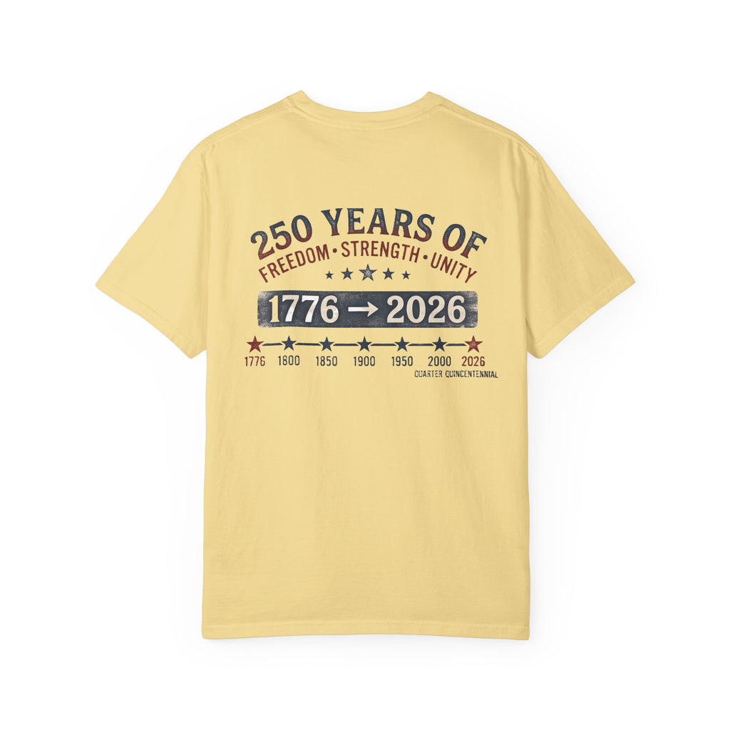 America 250th Anniversary T-Shirt — "Happy 250th Birthday America" Patriotic Tee (1776–2026)