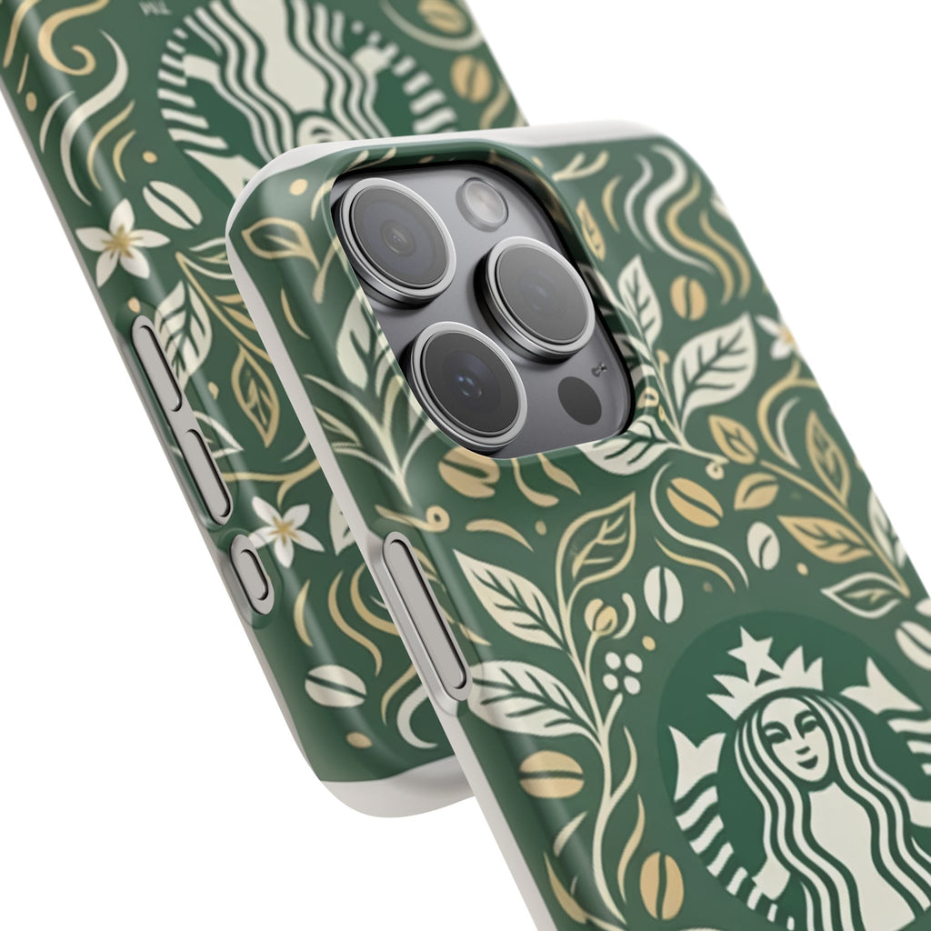 Starbucks Logo Phone Case | Green Coffee Shop iPhone Case
