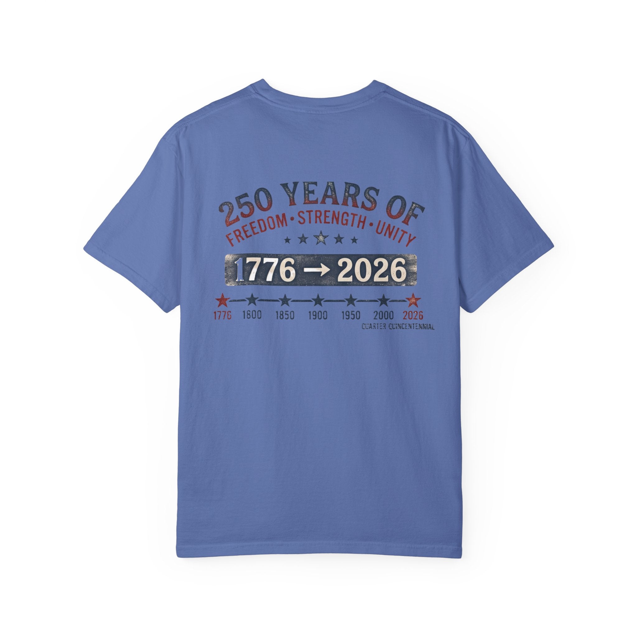 America 250th Anniversary T-Shirt — "Happy 250th Birthday America" Patriotic Tee (1776–2026)