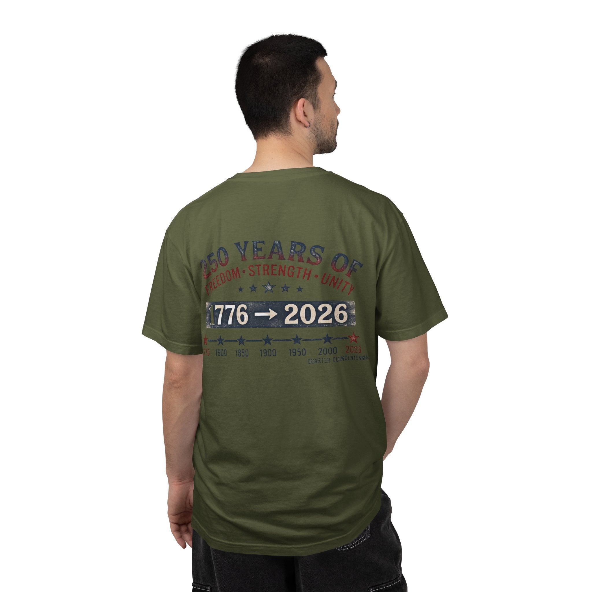 America 250th Anniversary T-Shirt — "Happy 250th Birthday America" Patriotic Tee (1776–2026)