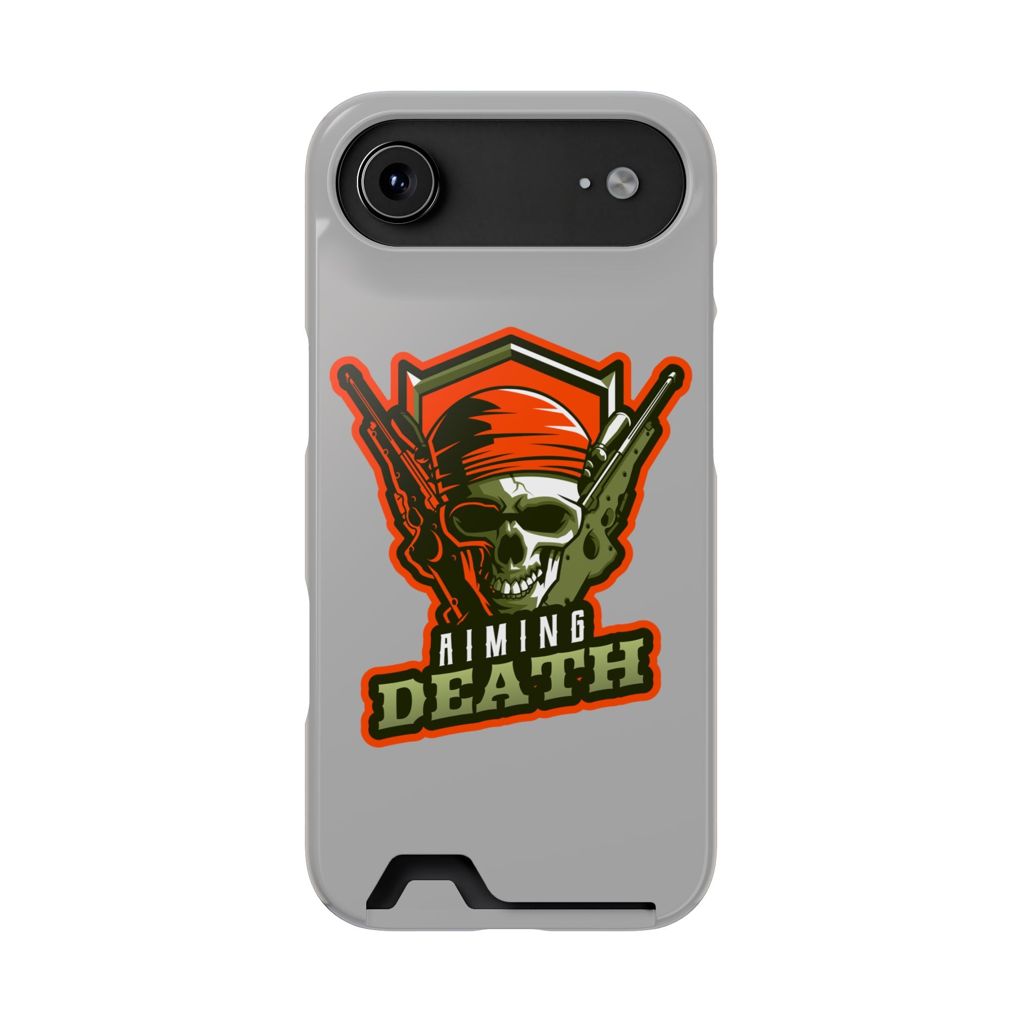 Skull with Bandana and Guns Phone Case