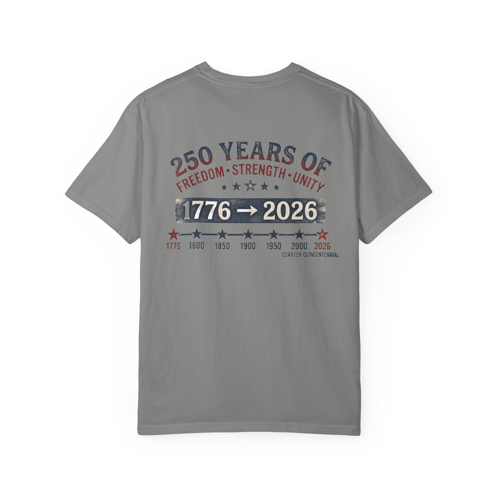 America 250th Anniversary T-Shirt — "Happy 250th Birthday America" Patriotic Tee (1776–2026)