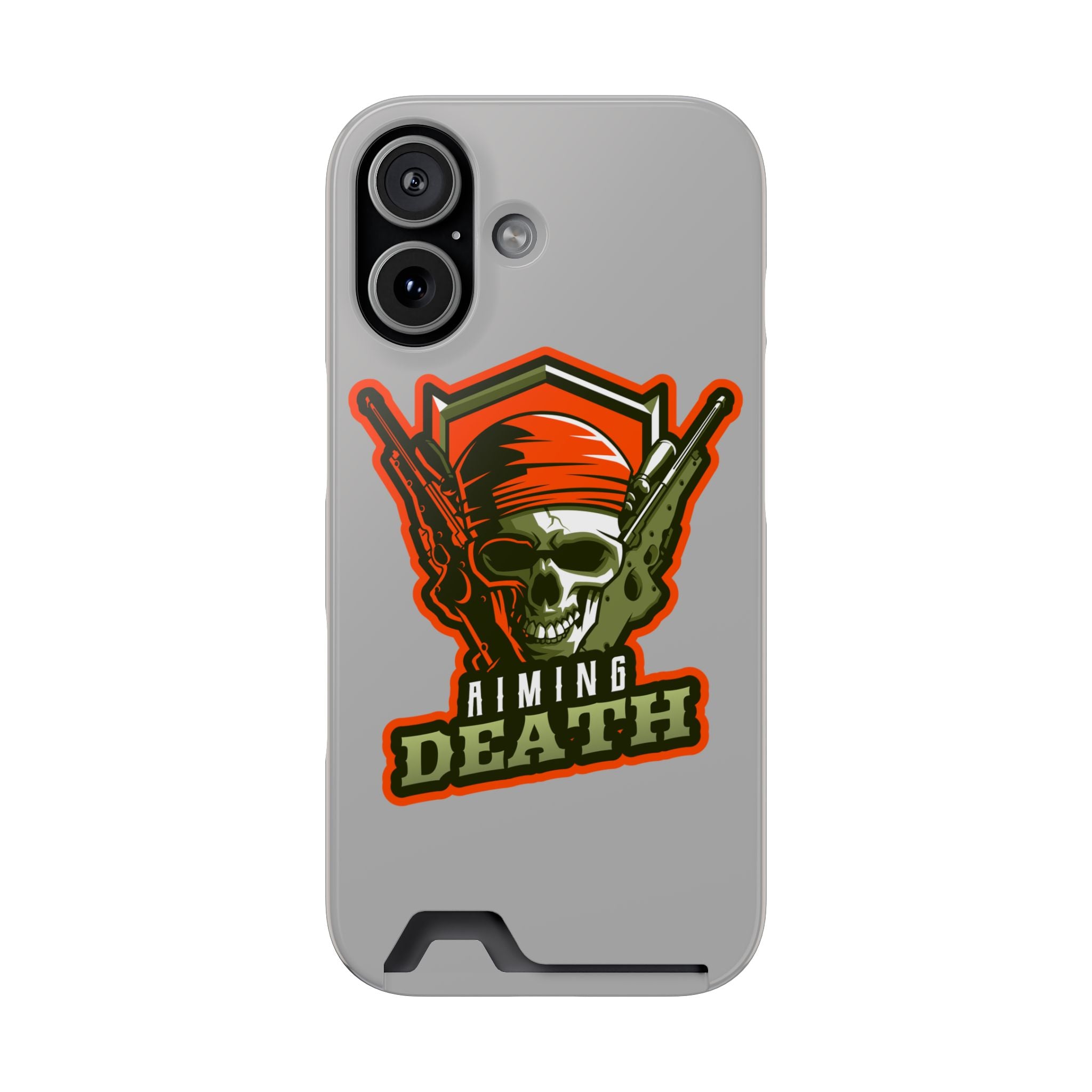 Skull with Bandana and Guns Phone Case