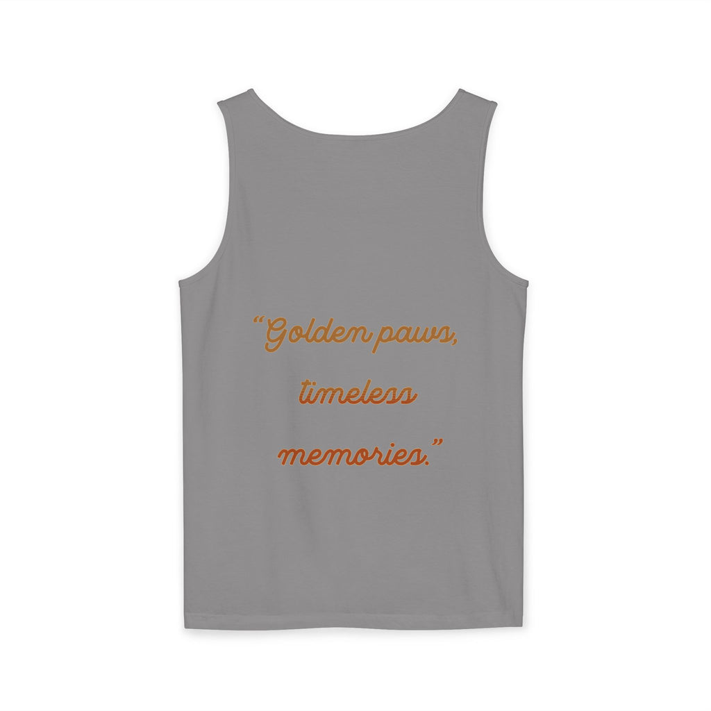 golden retriever watercolor shirt, golden retriever tank top, dog lover summer clothing, golden retriever dad shirt, dog lover clothing