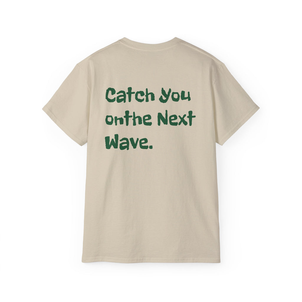 Adventure Awaits Coastal Road Trip T-Shirt | Sunset Surf Van, Catch You On The Next Wave