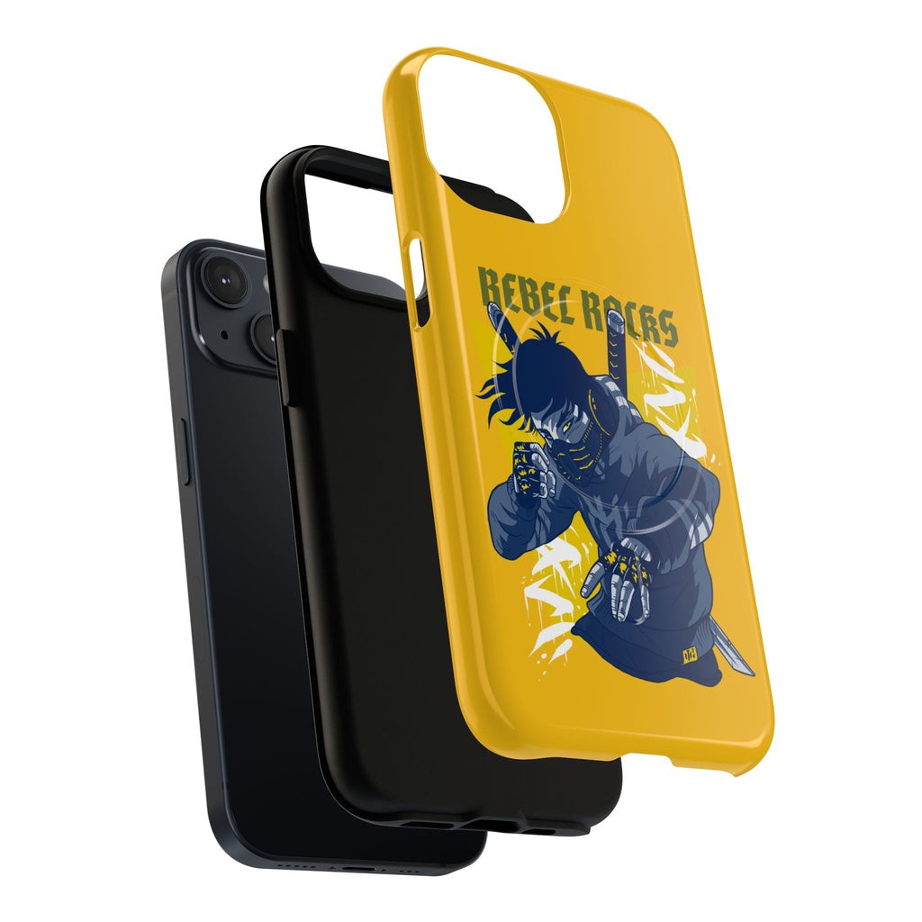 Rebel Ninja Illustration Phone Case | Tough Magnetic Case
