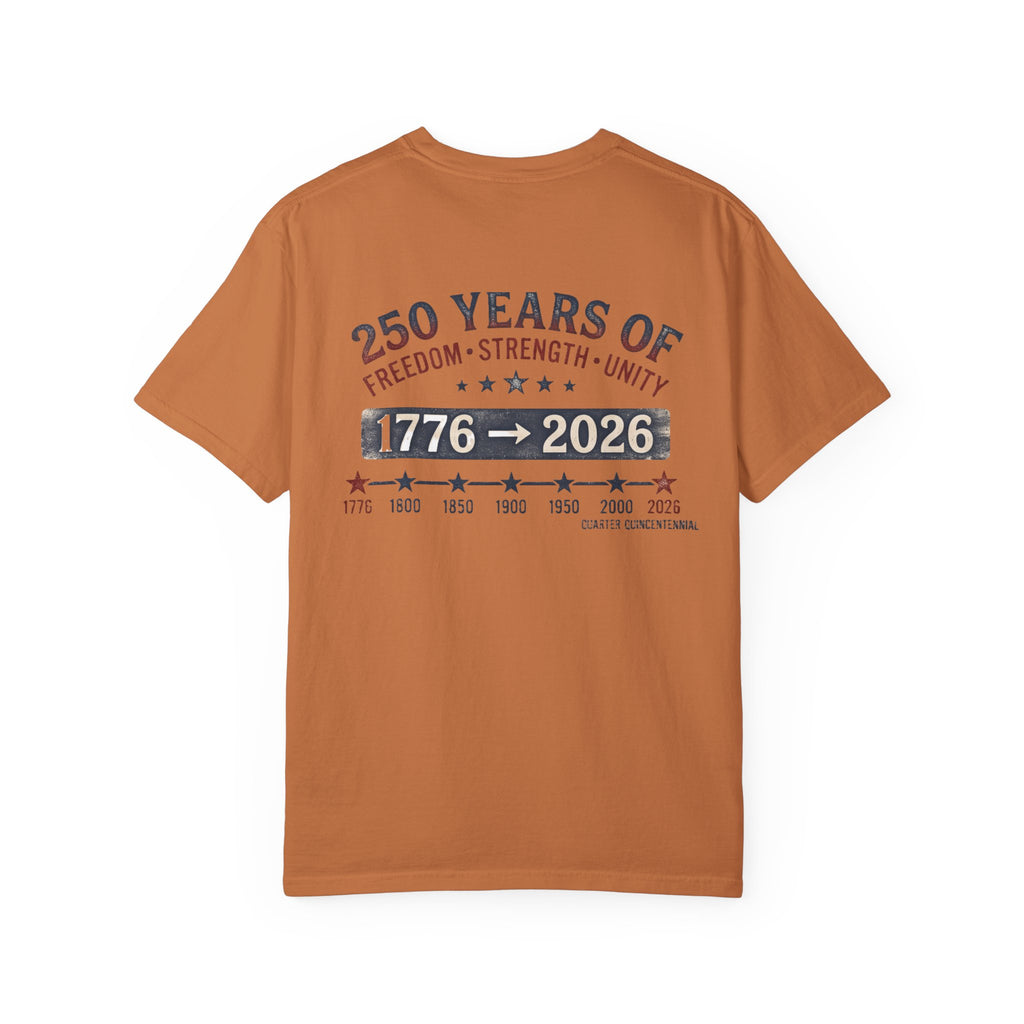 America 250th Anniversary T-Shirt — "Happy 250th Birthday America" Patriotic Tee (1776–2026)