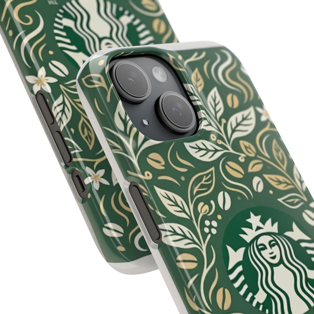 Starbucks Logo Phone Case | Green Coffee Shop iPhone Case