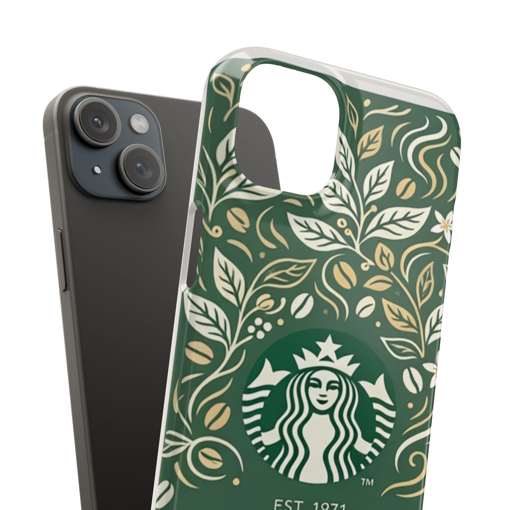 Starbucks Logo Phone Case | Green Coffee Shop iPhone Case