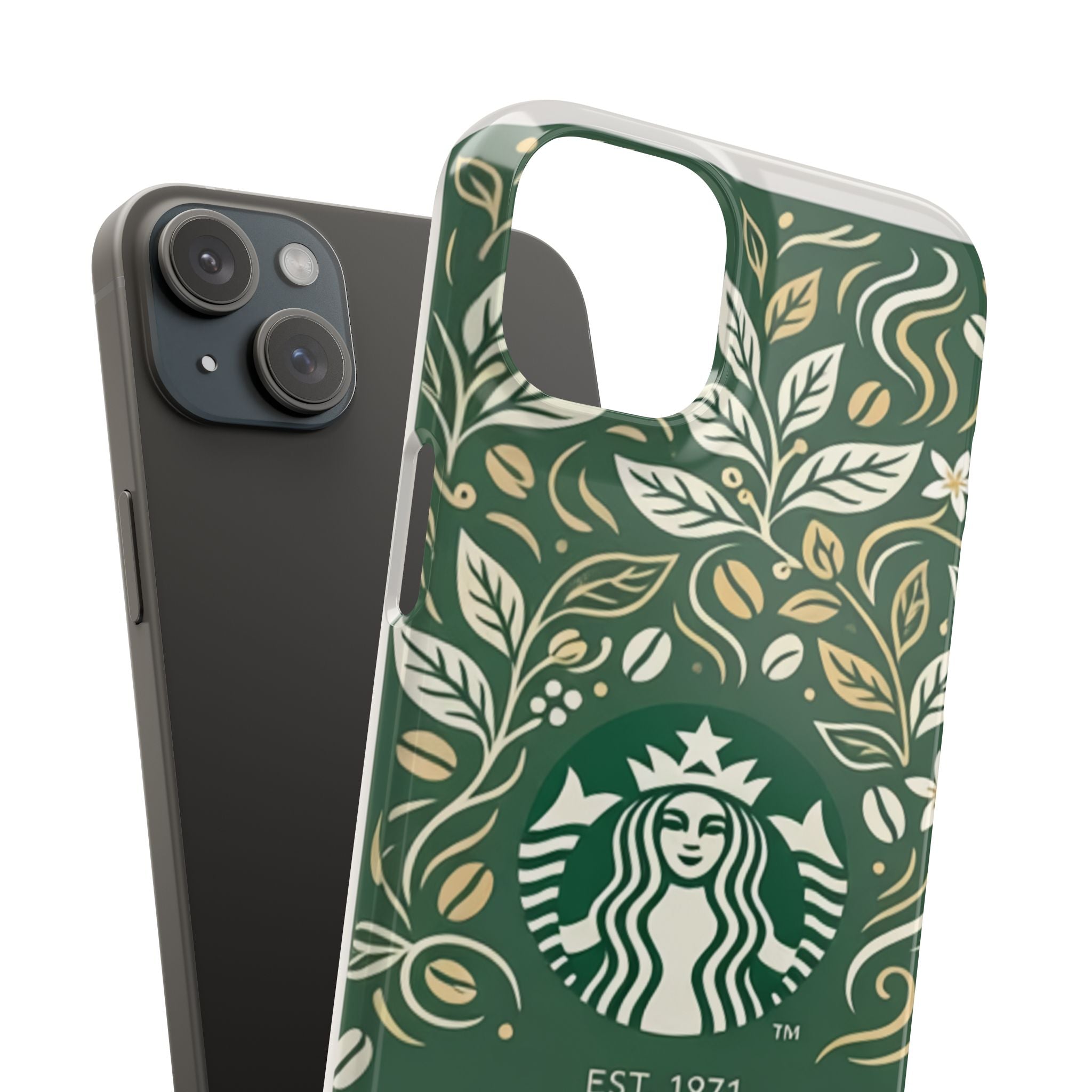 Starbucks Logo Phone Case | Green Coffee Shop iPhone Case