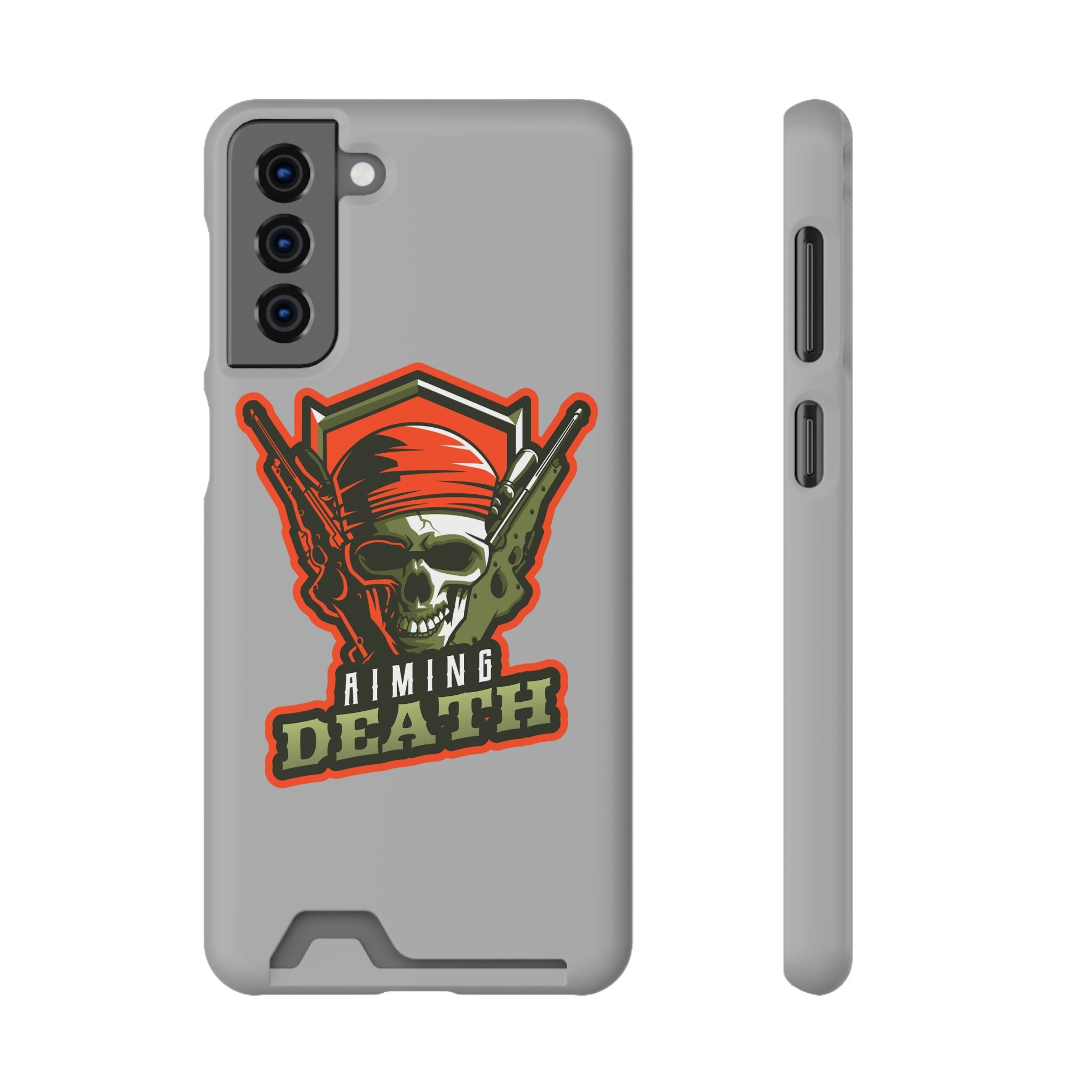 Skull with Bandana and Guns Phone Case