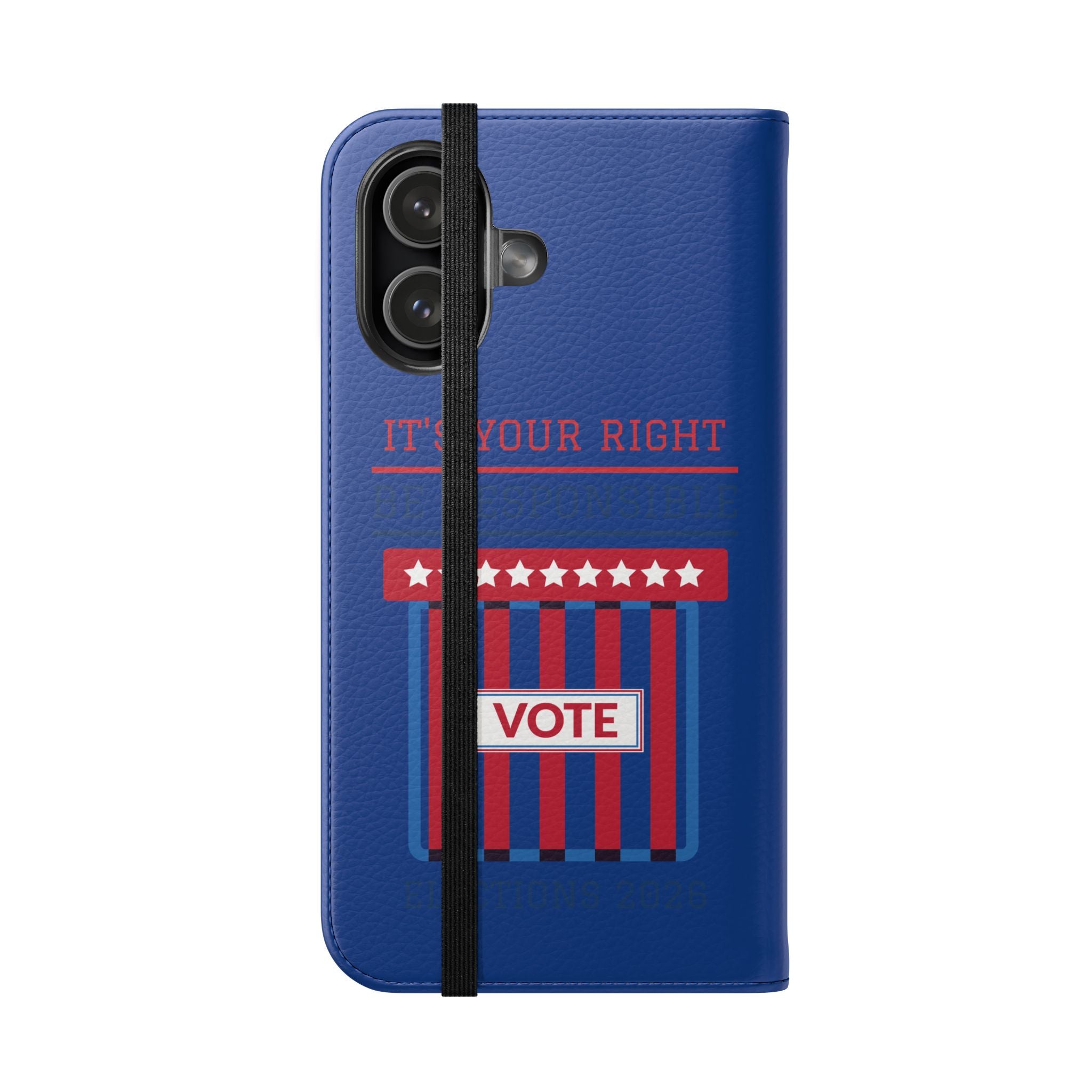 Vote Elections 2026 patriotic ballot box Flip Case | It's Your Right Be Responsible
