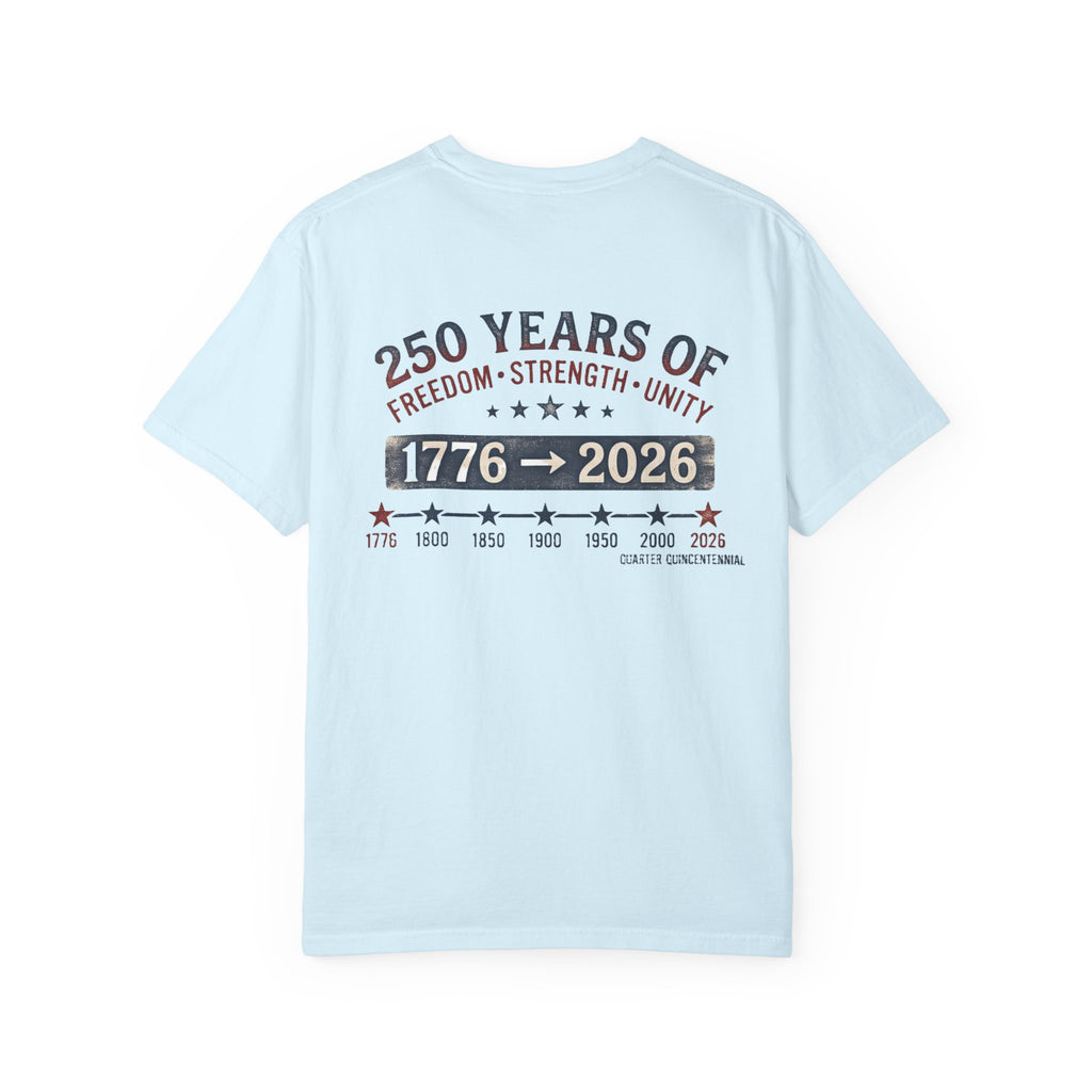 America 250th Anniversary T-Shirt — "Happy 250th Birthday America" Patriotic Tee (1776–2026)