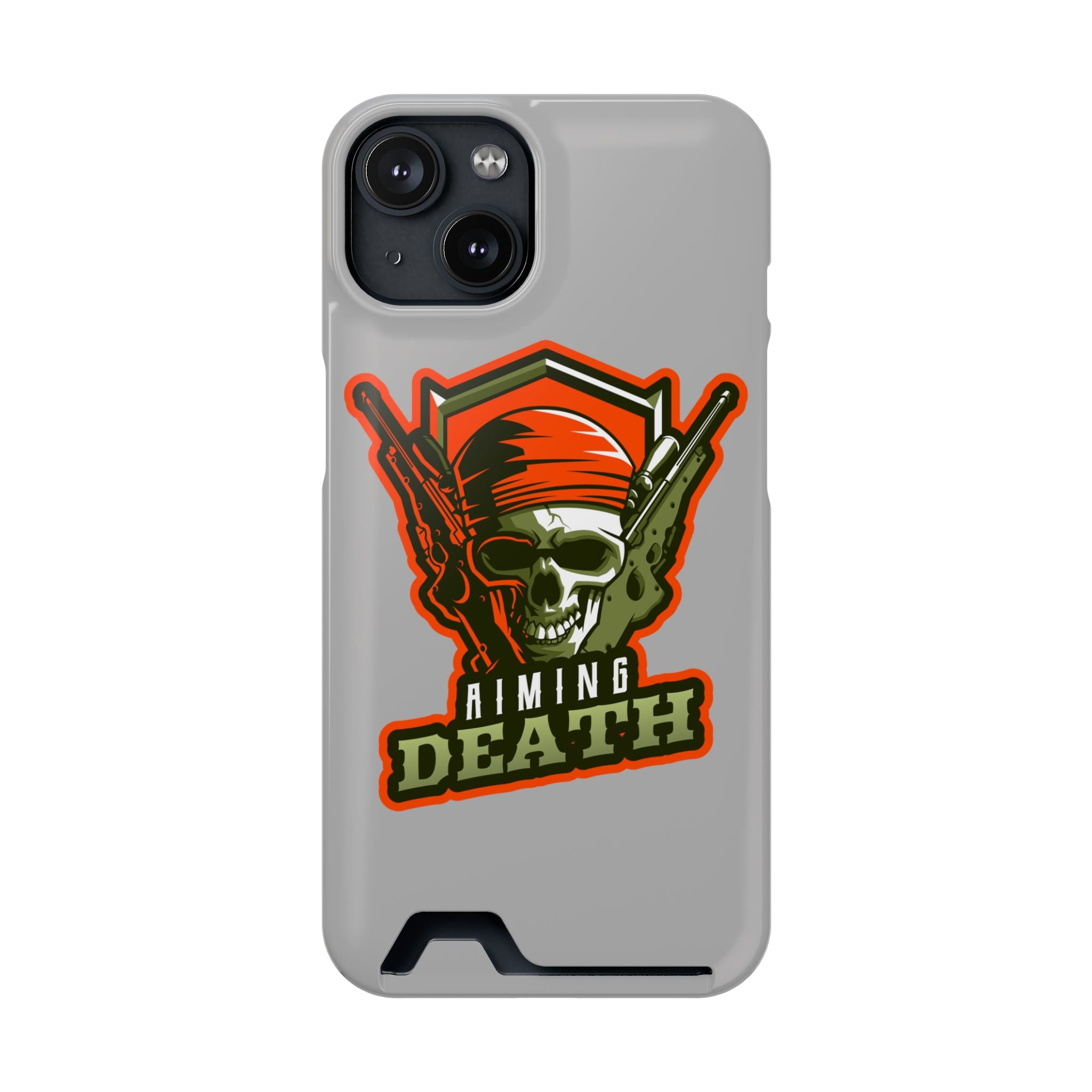 Skull with Bandana and Guns Phone Case