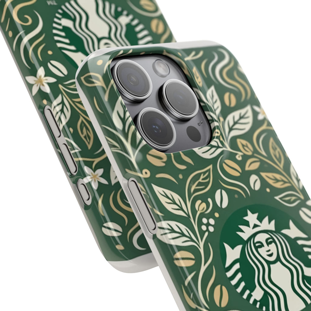 Starbucks Logo Phone Case | Green Coffee Shop iPhone Case