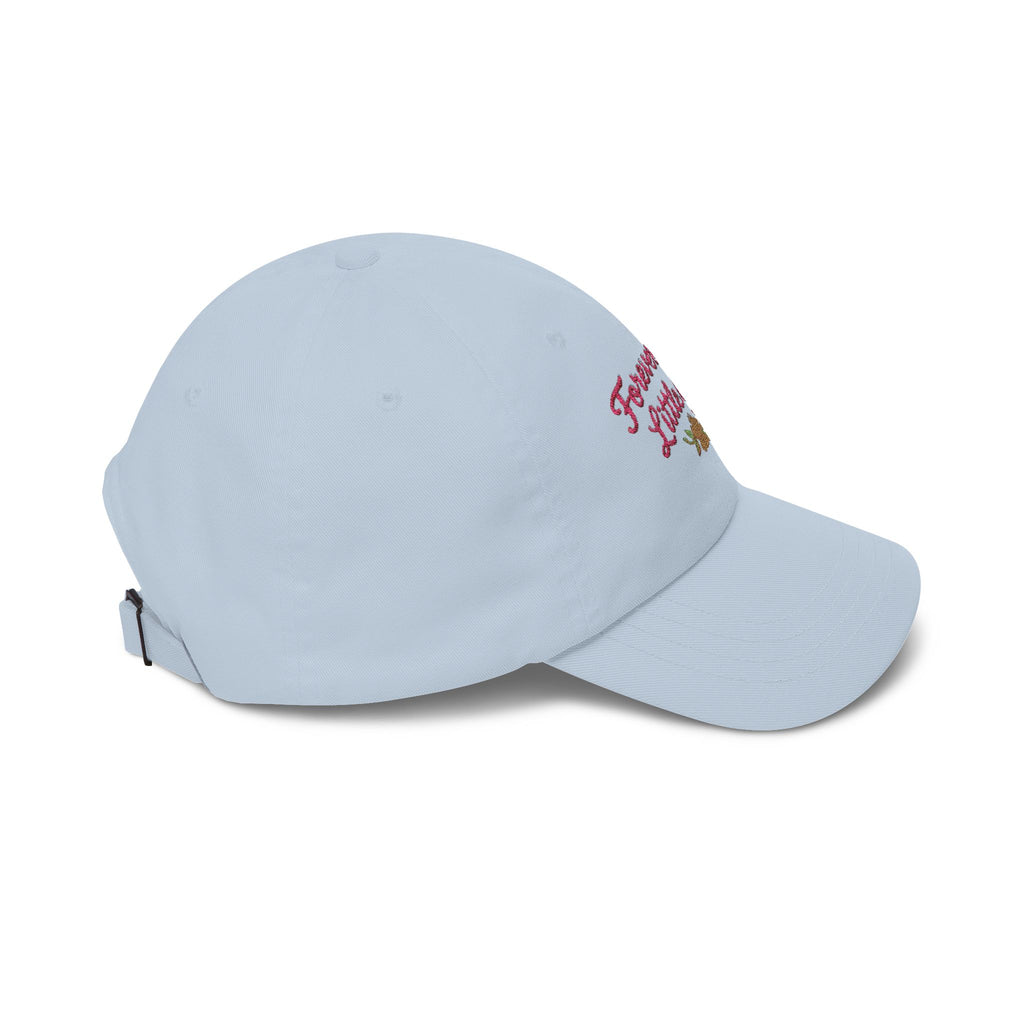 Dad Cap — "Forever Your Little Girl" Embroidered Floral Hat