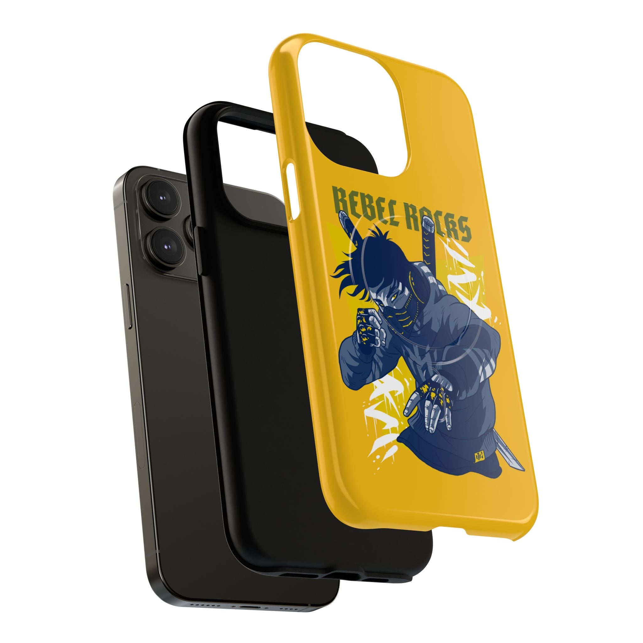 Rebel Ninja Illustration Phone Case | Tough Magnetic Case