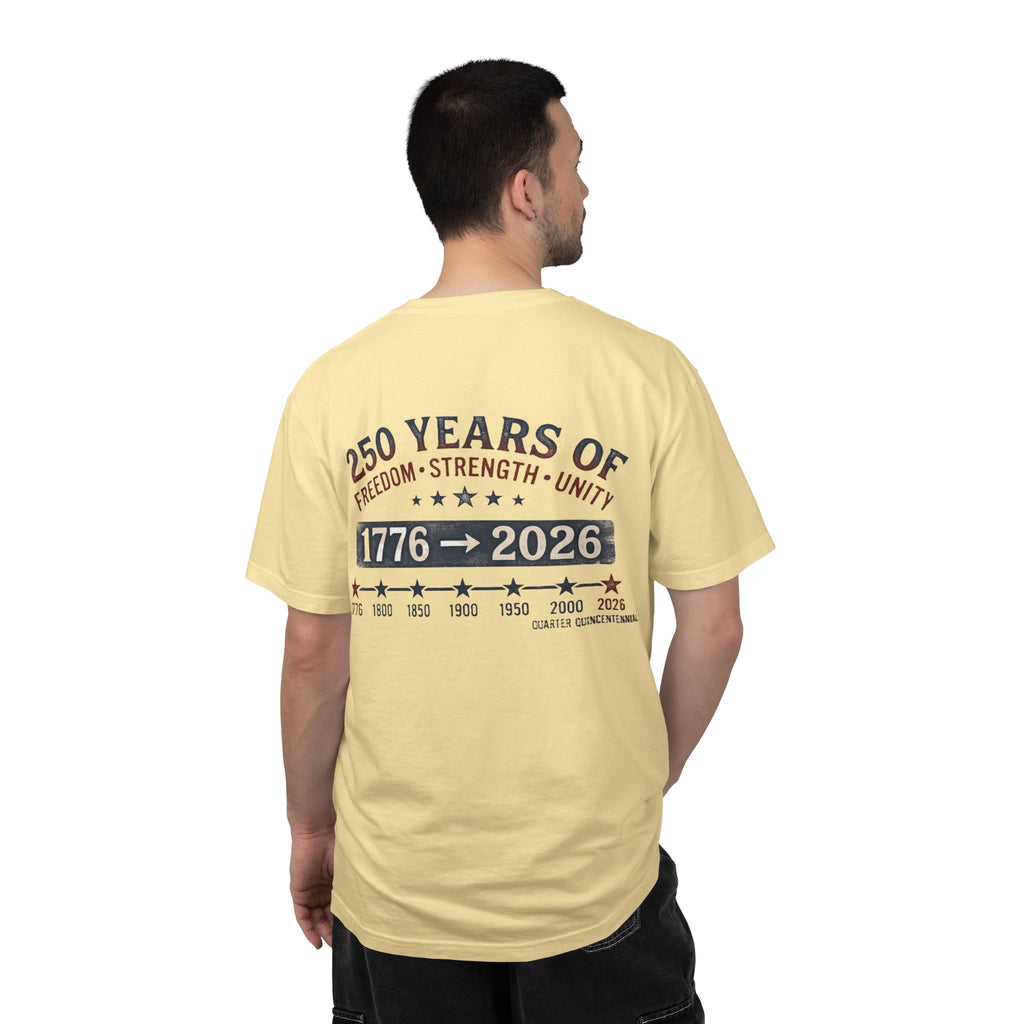 America 250th Anniversary T-Shirt — "Happy 250th Birthday America" Patriotic Tee (1776–2026)