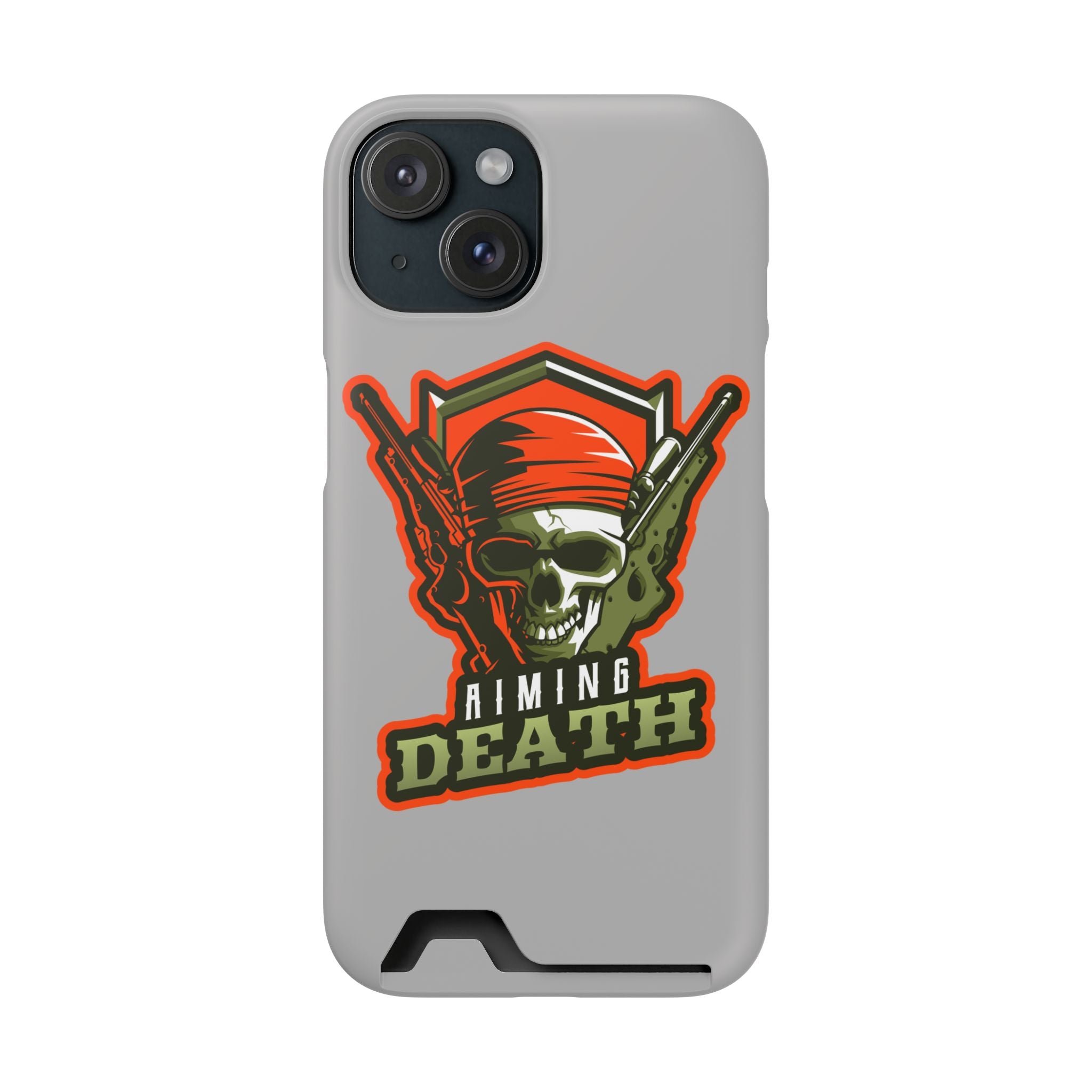 Skull with Bandana and Guns Phone Case