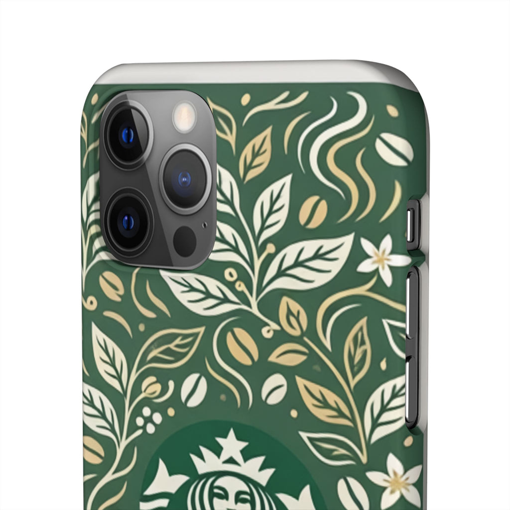 Starbucks Logo Phone Case | Green Coffee Shop iPhone Case