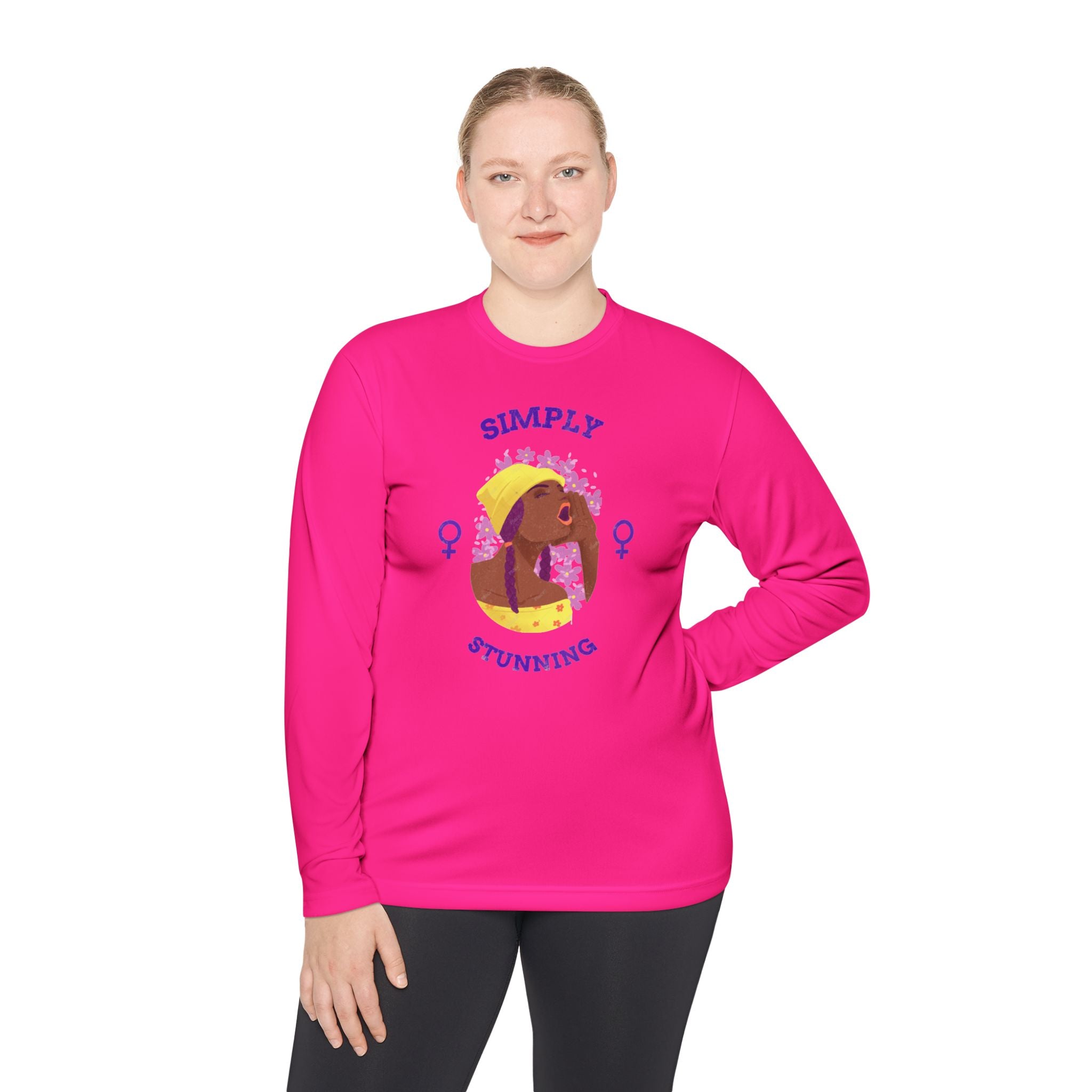 Simply Stunning sloth shirt | Long Sleeve Tee | Feminist femme design