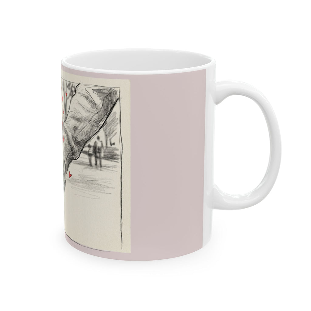 Holding Hands Love Mug – Romantic Couple Coffee Cup (11oz & 15oz)