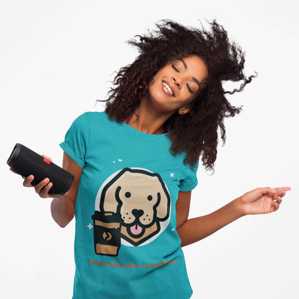 Dog lover coffee shirt, funny dog lover shirt