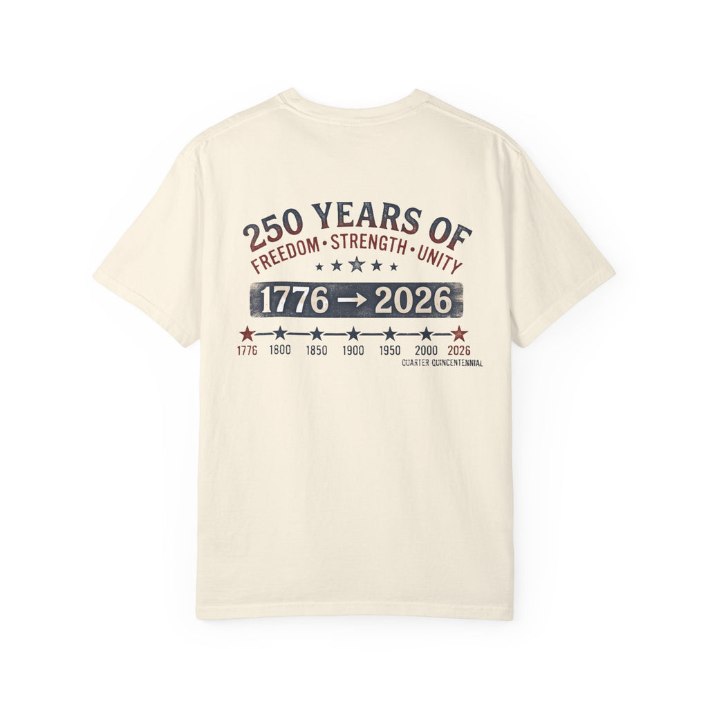 America 250th Anniversary T-Shirt — "Happy 250th Birthday America" Patriotic Tee (1776–2026)