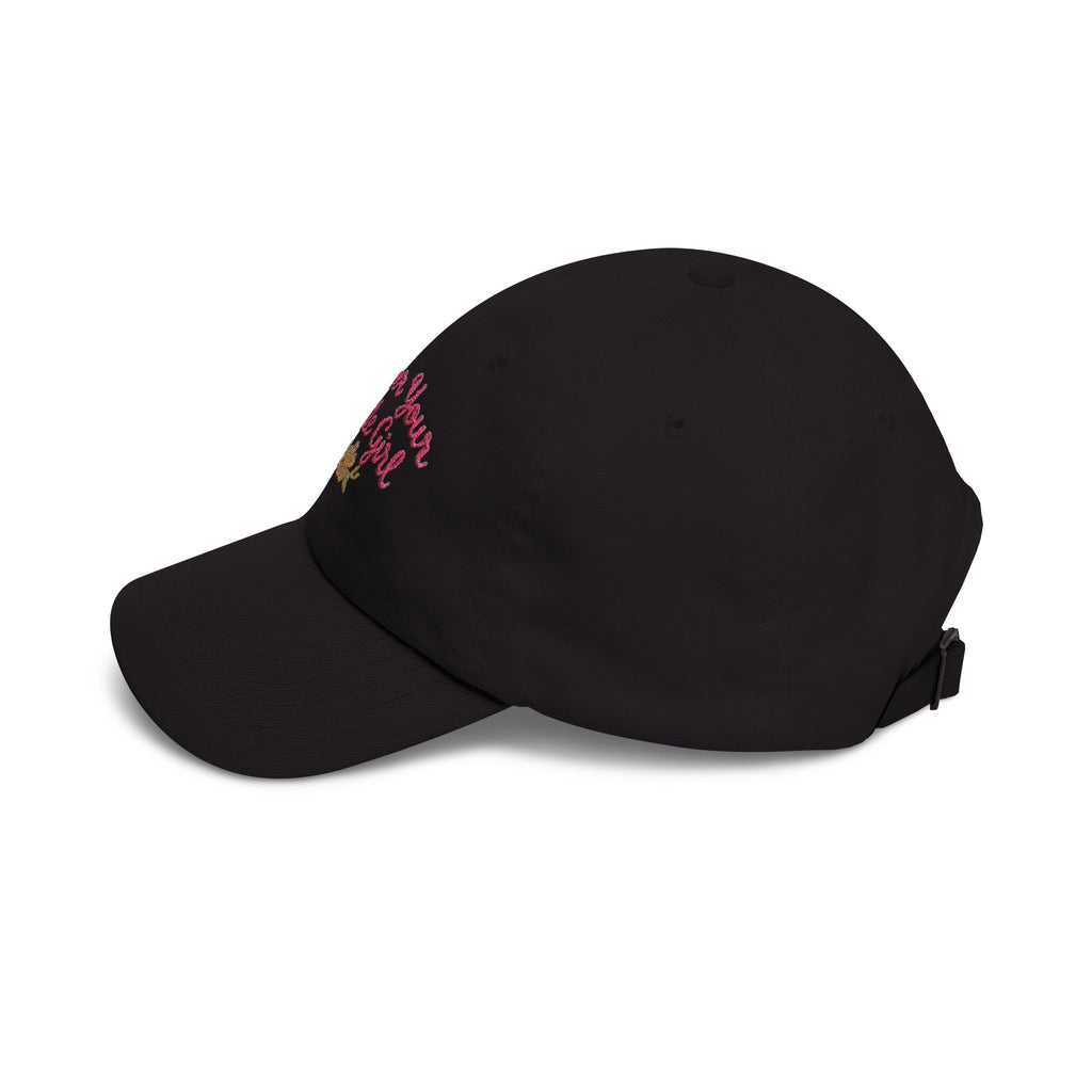 Dad Cap — "Forever Your Little Girl" Embroidered Floral Hat