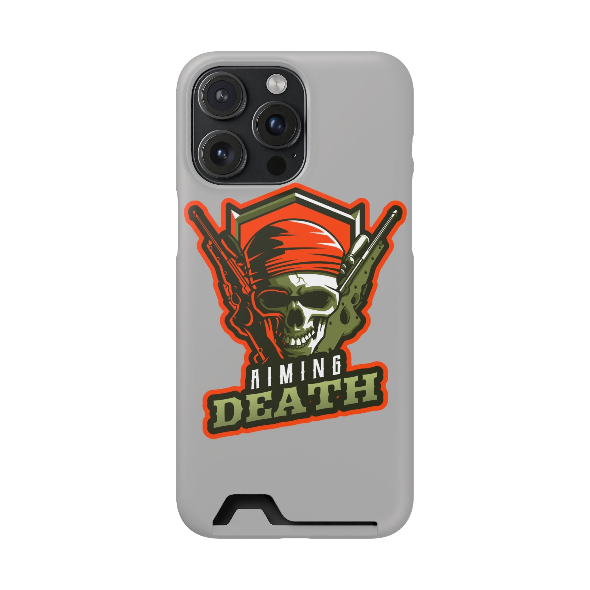 Skull with Bandana and Guns Phone Case