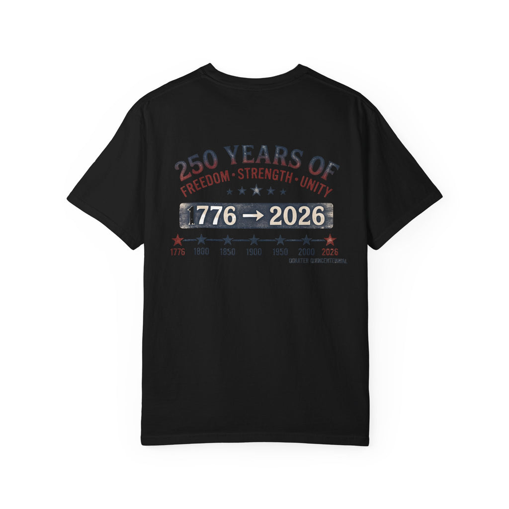 America 250th Anniversary T-Shirt — "Happy 250th Birthday America" Patriotic Tee (1776–2026)