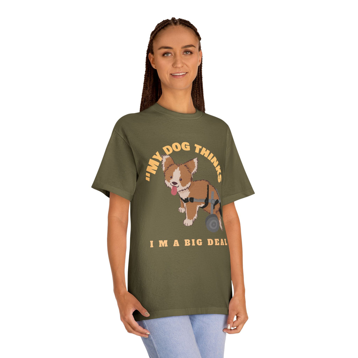 Funny dog lover tee, Comfortable cotton dog shirt