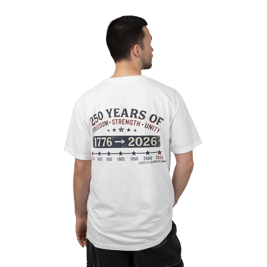 America 250th Anniversary T-Shirt — "Happy 250th Birthday America" Patriotic Tee (1776–2026)