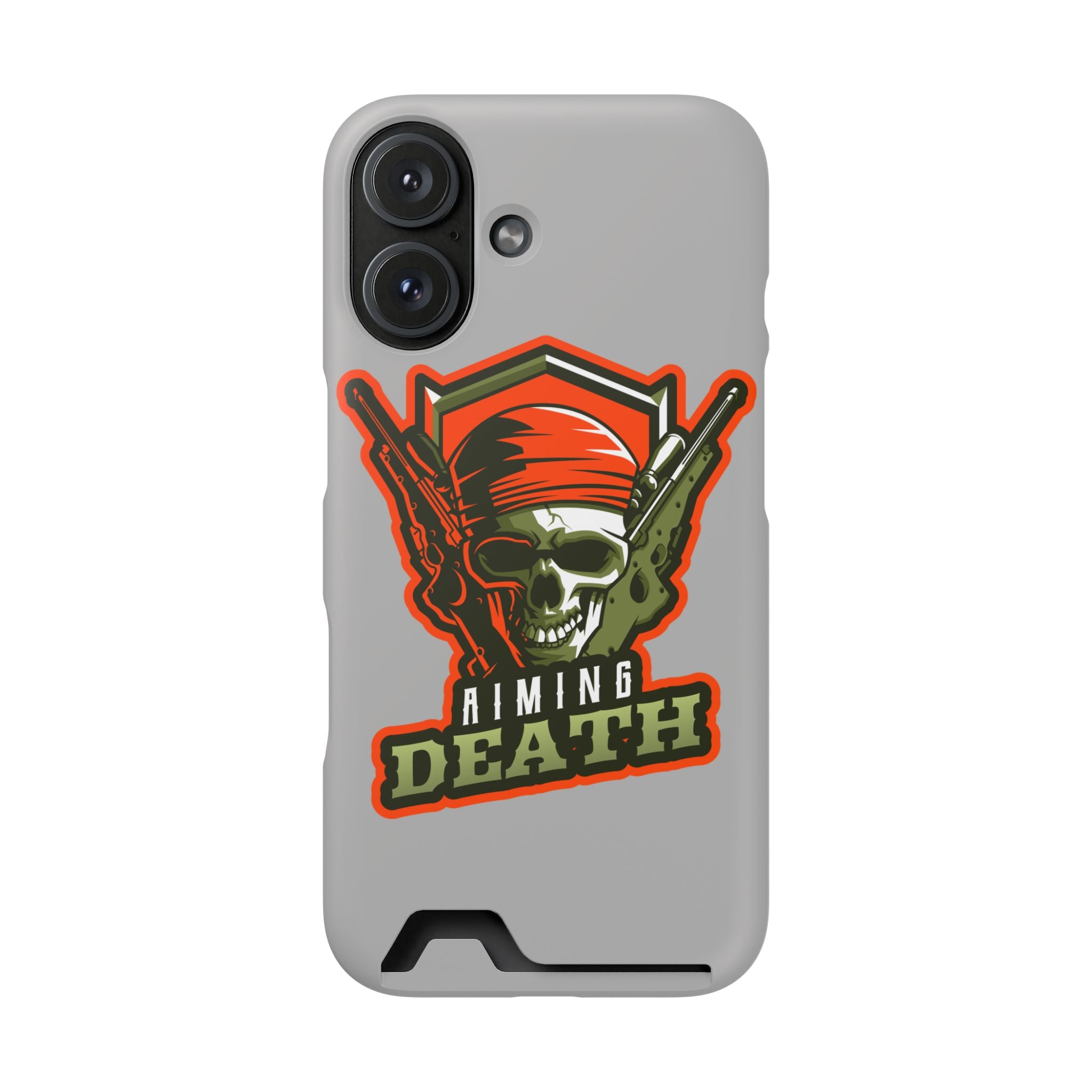 Skull with Bandana and Guns Phone Case