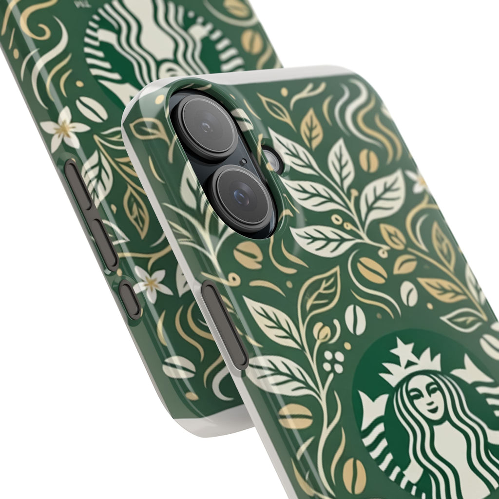 Starbucks Logo Phone Case | Green Coffee Shop iPhone Case