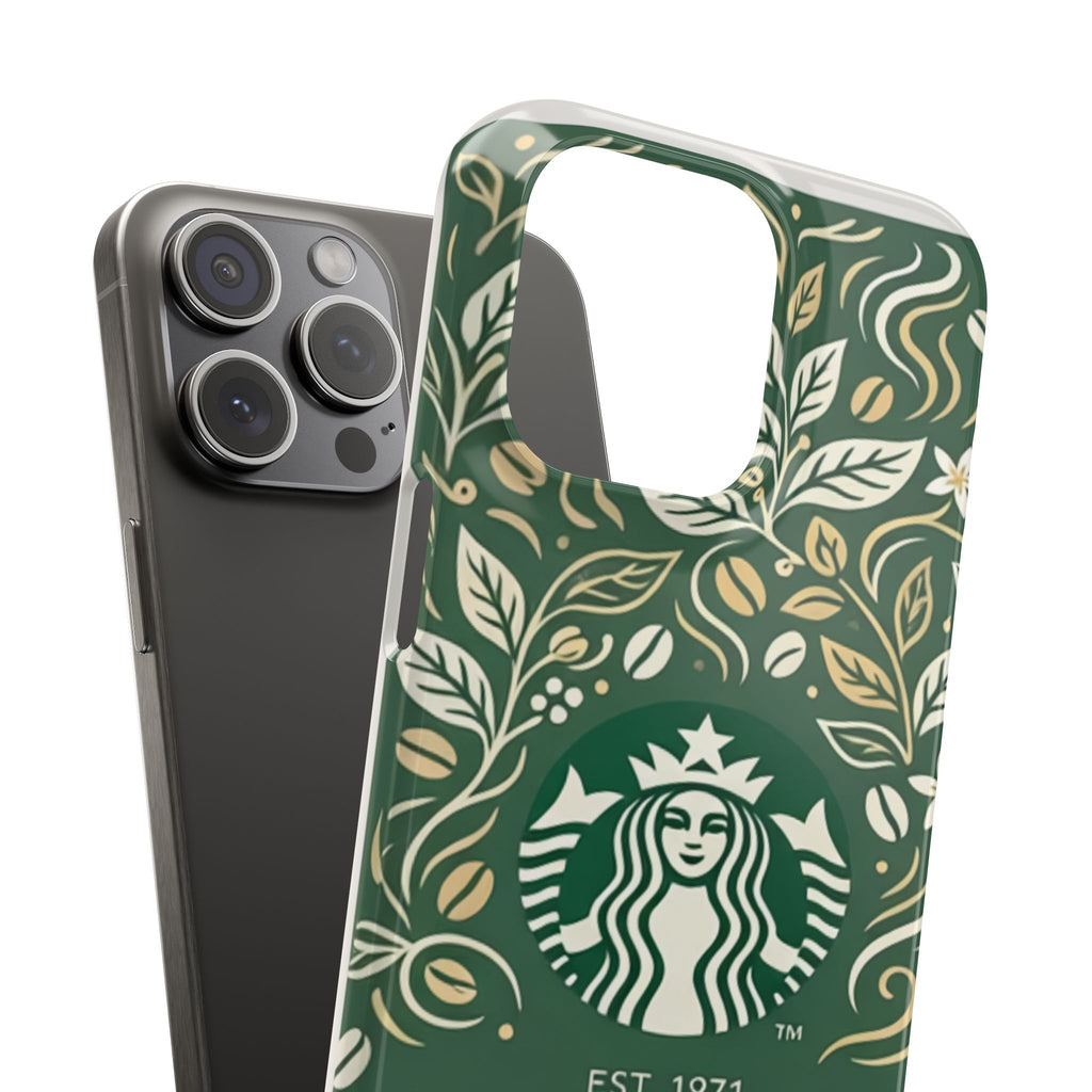 Starbucks Logo Phone Case | Green Coffee Shop iPhone Case
