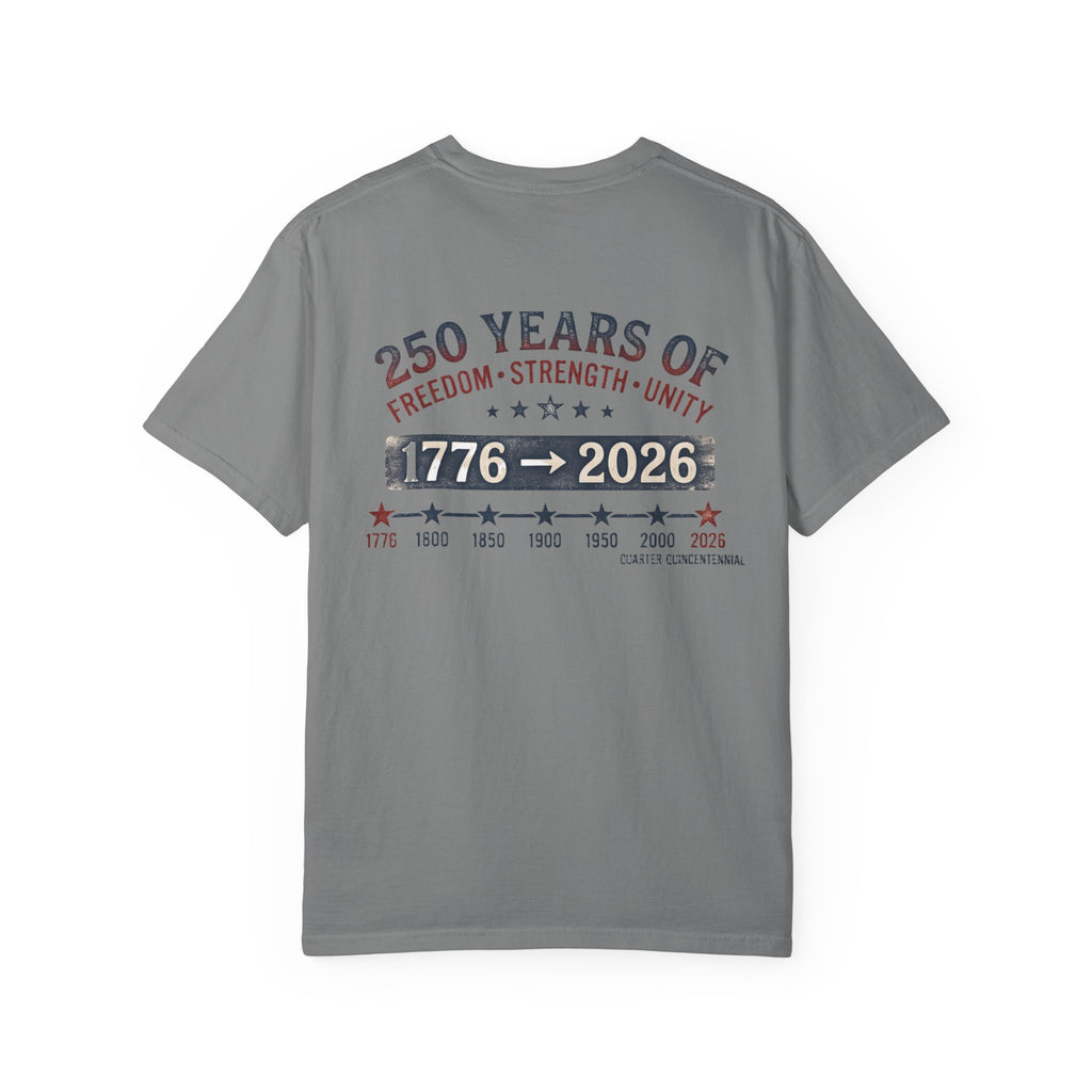 America 250th Anniversary T-Shirt — "Happy 250th Birthday America" Patriotic Tee (1776–2026)