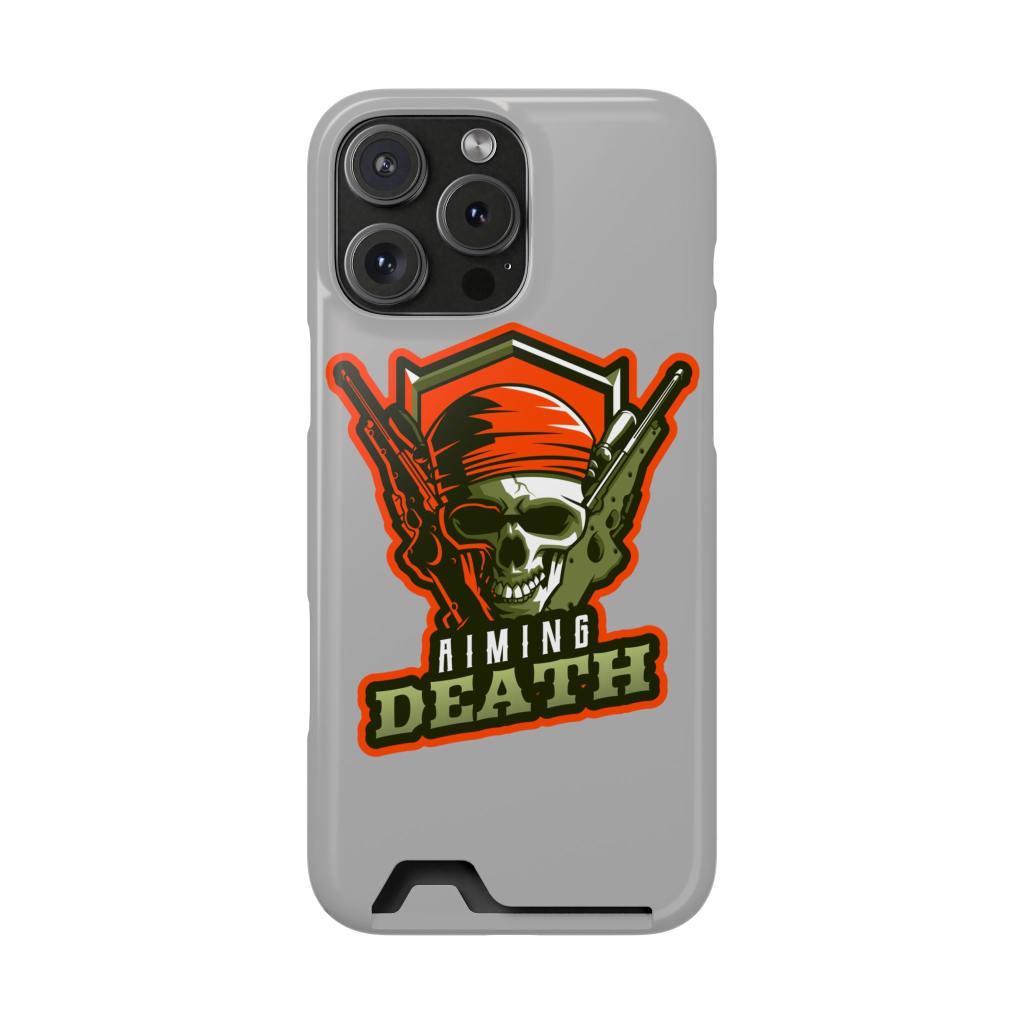Skull with Bandana and Guns Phone Case