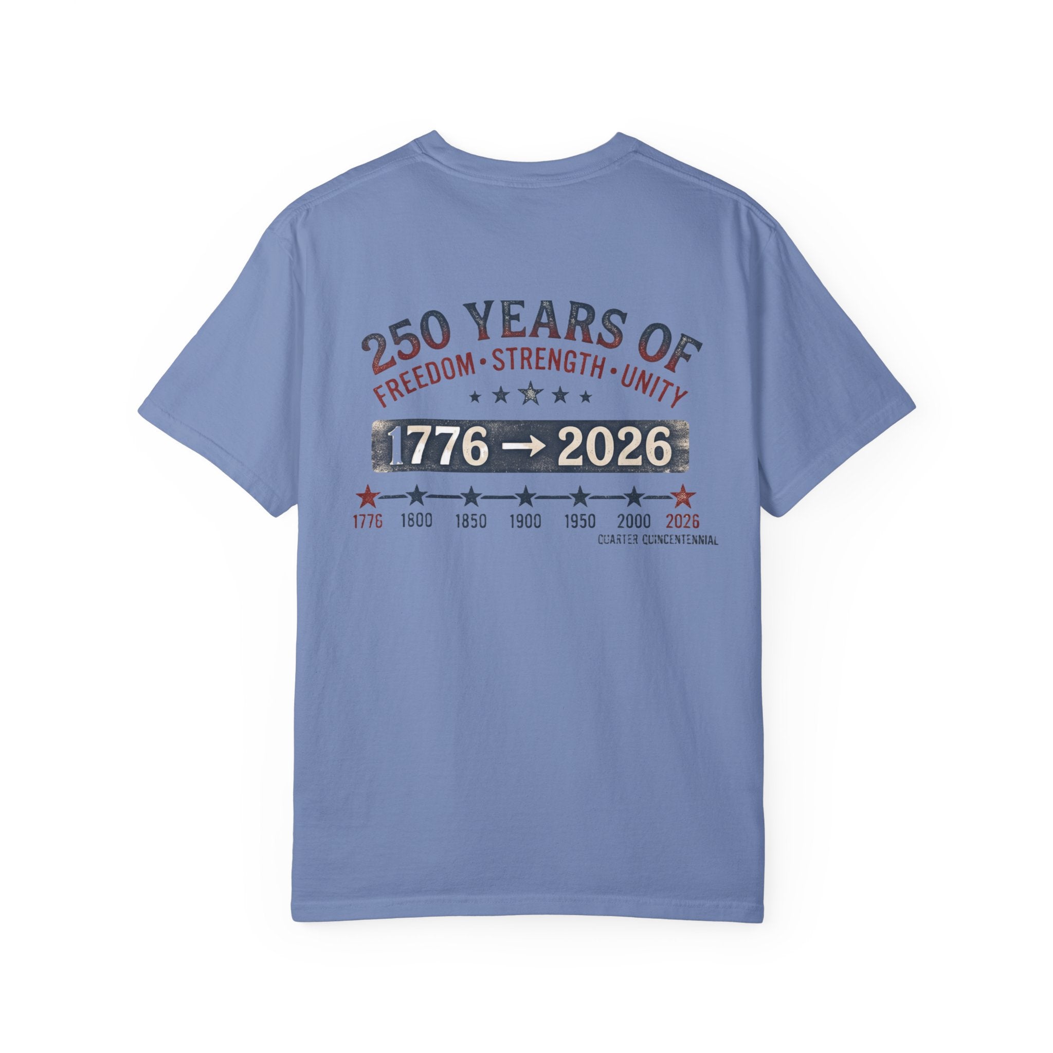 America 250th Anniversary T-Shirt — "Happy 250th Birthday America" Patriotic Tee (1776–2026)