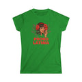 Proud Latina Tee | Retro Woman Portrait, Floral Leaves Graphic