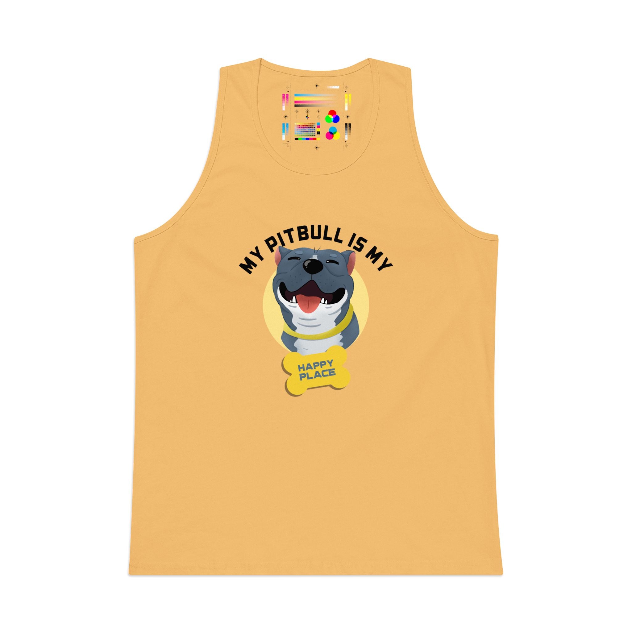 My Pitbull Is My Happy Place Tank | Pitbull Dog Tank Top