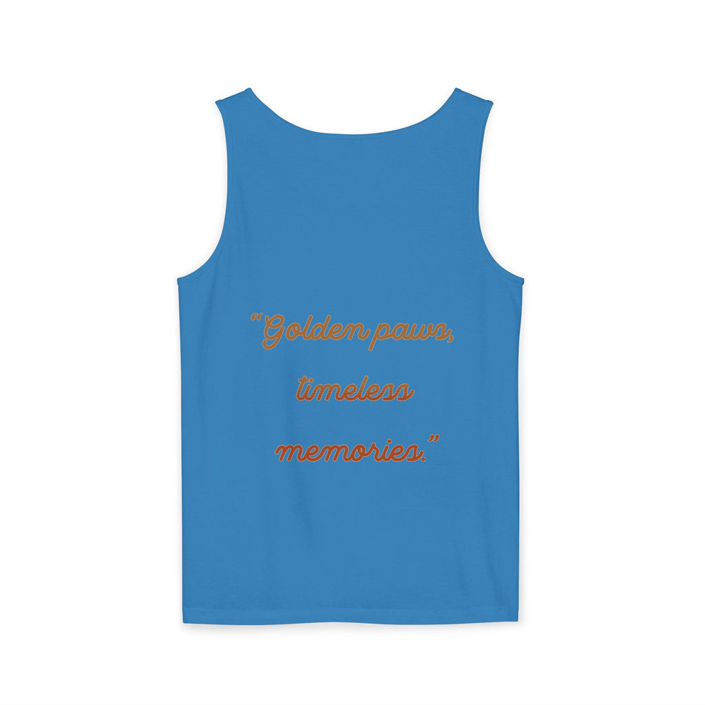 golden retriever watercolor shirt, golden retriever tank top, dog lover summer clothing, golden retriever dad shirt, dog lover clothing
